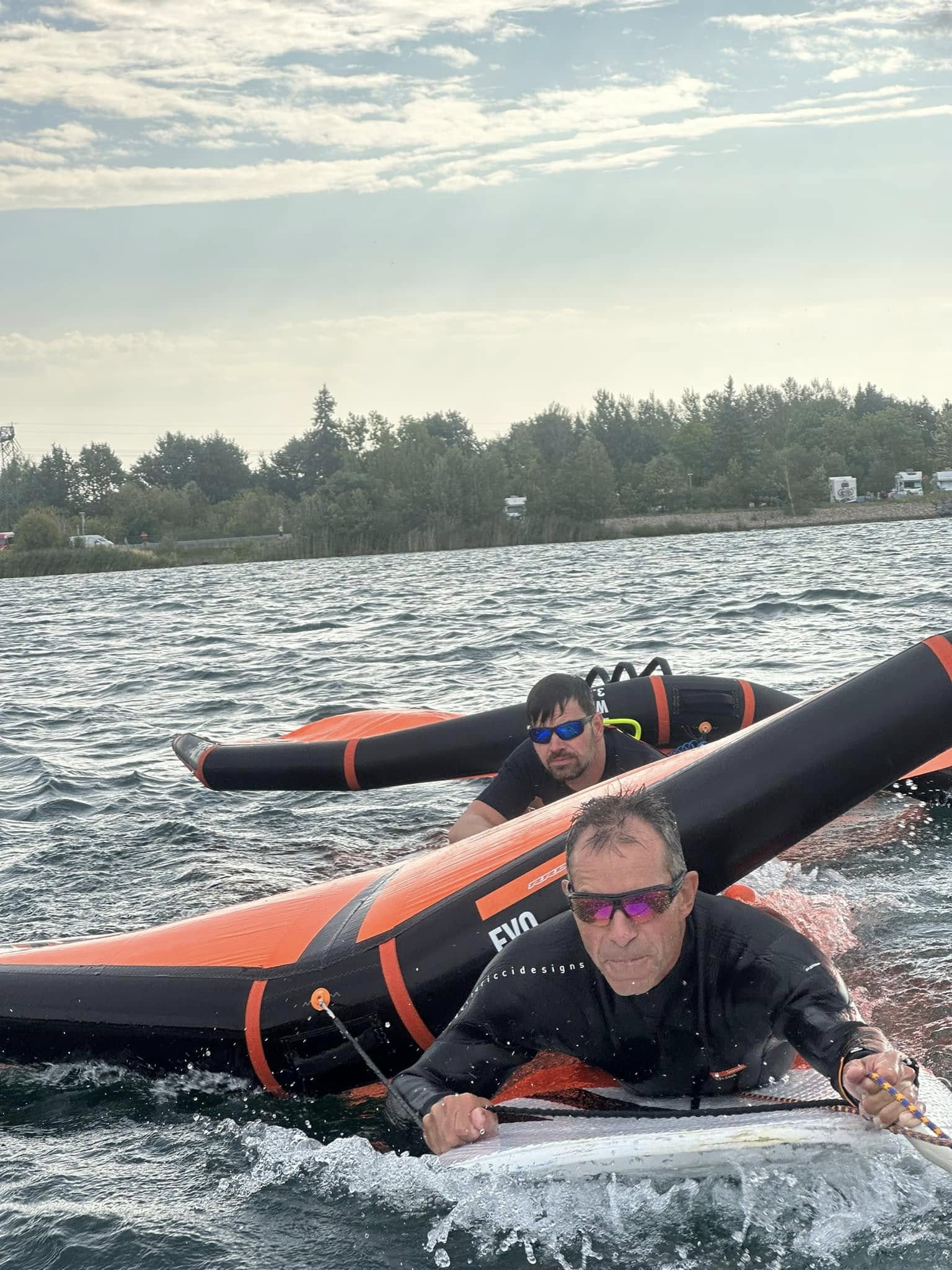 wingfoiling kurz berzdorfer see 1 jak se jezdi